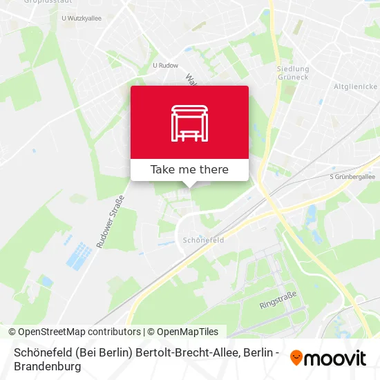 Карта Schönefeld (Bei Berlin) Bertolt-Brecht-Allee