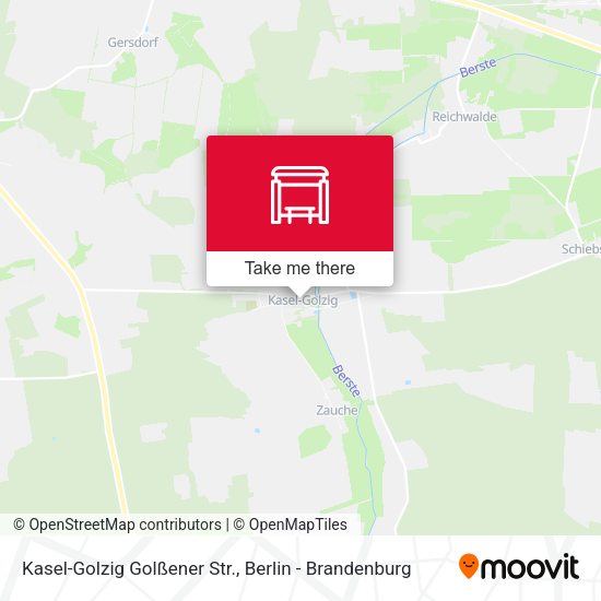 Карта Kasel-Golzig Golßener Str.