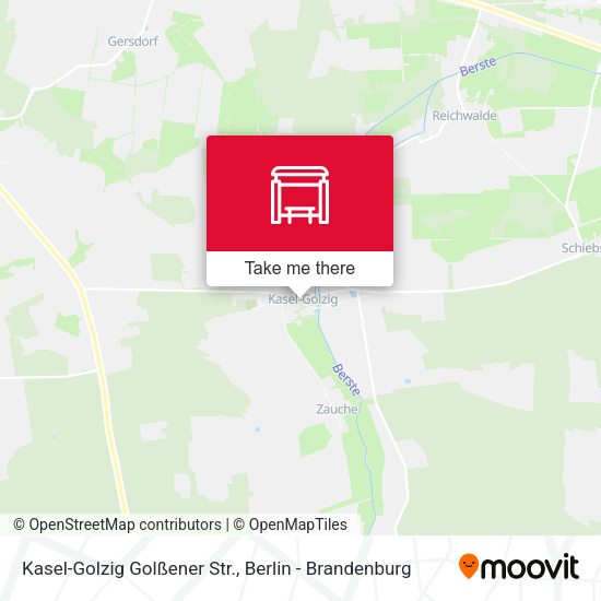 Карта Kasel-Golzig Golßener Str.