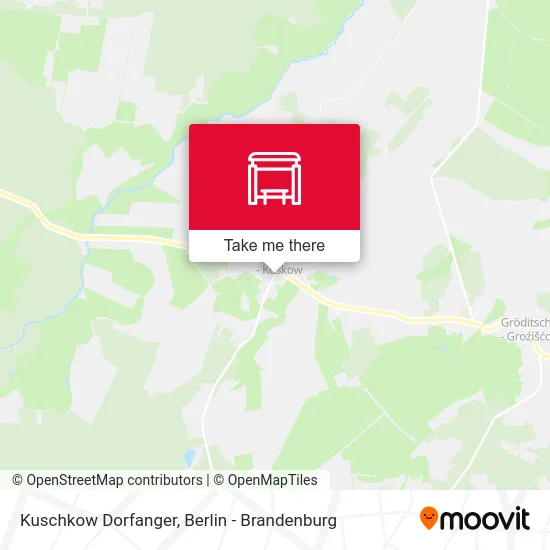 Kuschkow Dorfanger map