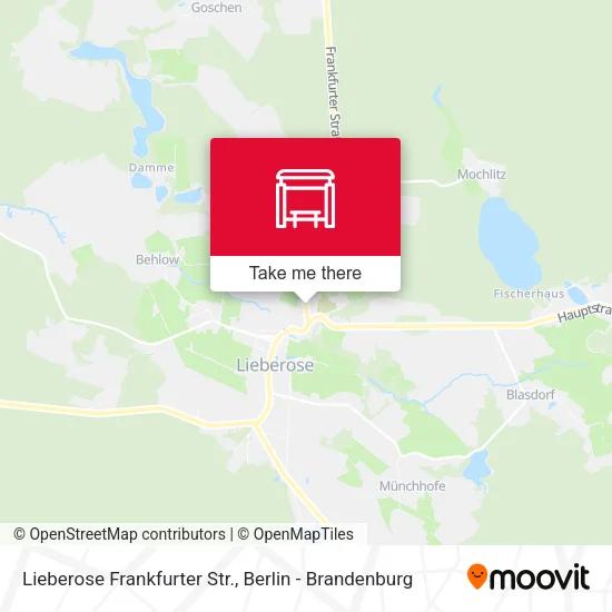 Карта Lieberose Frankfurter Str.