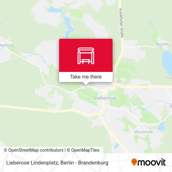 Карта Lieberose Lindenplatz