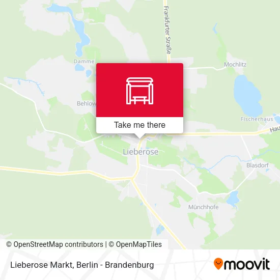 Карта Lieberose Markt