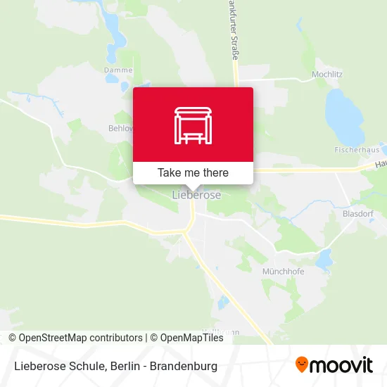 Lieberose Schule map