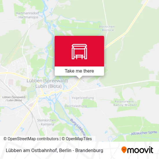 Lübben am Ostbahnhof map