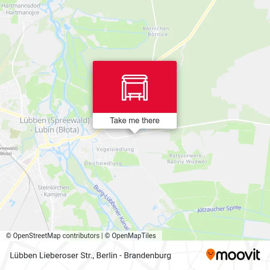 Lübben Lieberoser Str. map
