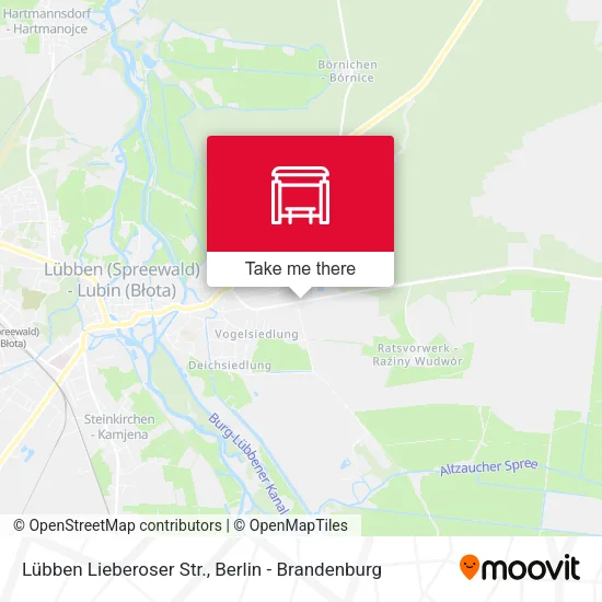 Карта Lübben Lieberoser Str.