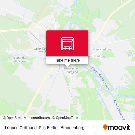 Карта Lübben Cottbuser Str.