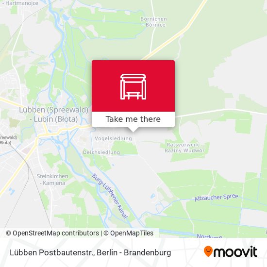 Lübben Postbautenstr. map