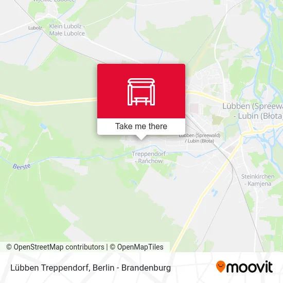 Lübben Treppendorf map