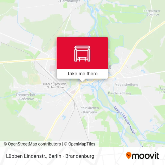 Lübben Lindenstr. map