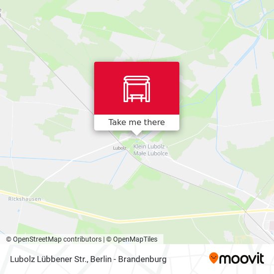 Lubolz Lübbener Str. map