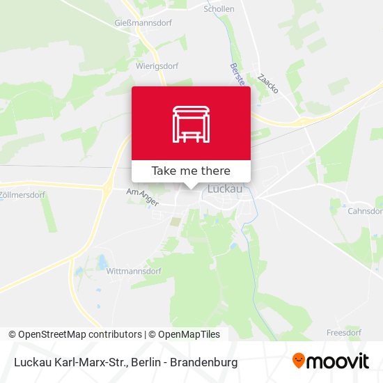 Luckau Karl-Marx-Str. map