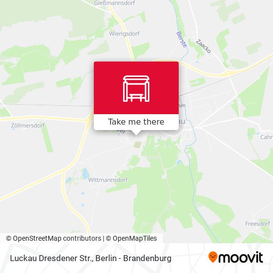 Luckau Dresdener Str. map