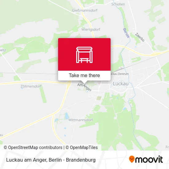 Карта Luckau am Anger