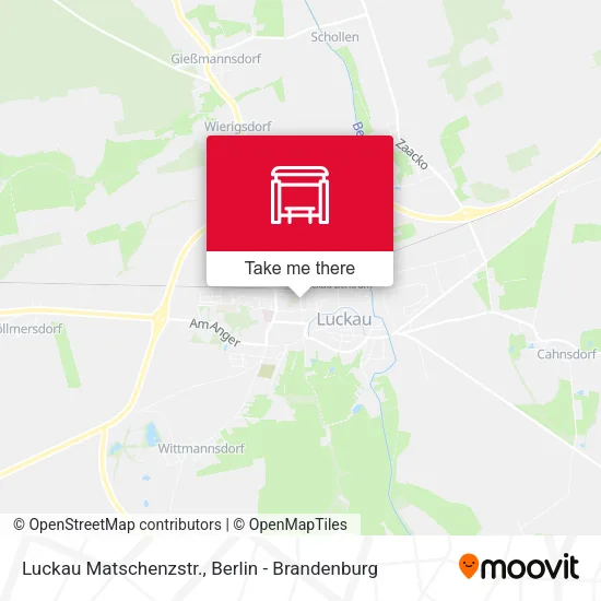 Карта Luckau Matschenzstr.