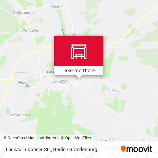 Luckau Lübbener Str. map