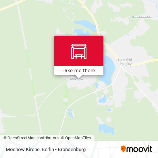 Mochow Kirche map
