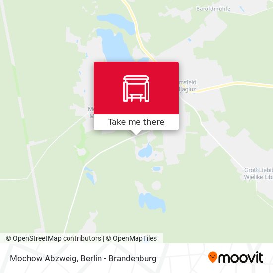 Mochow Abzweig map