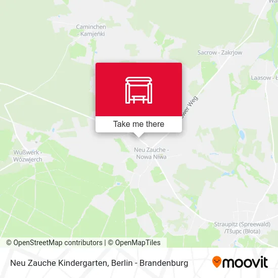 Neu Zauche Kindergarten map