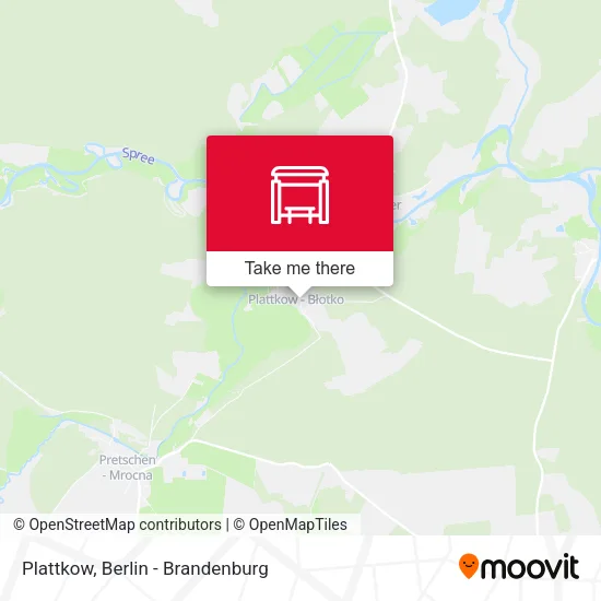 Карта Plattkow
