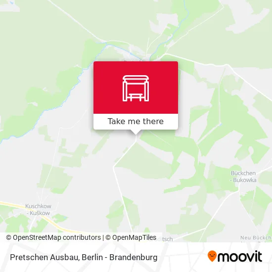 Карта Pretschen Ausbau