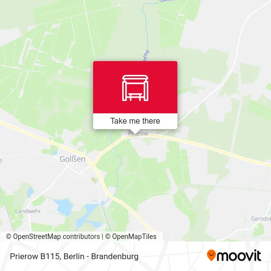 Prierow B115 map