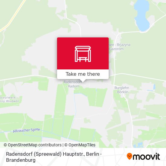 Radensdorf (Spreewald) Hauptstr. map