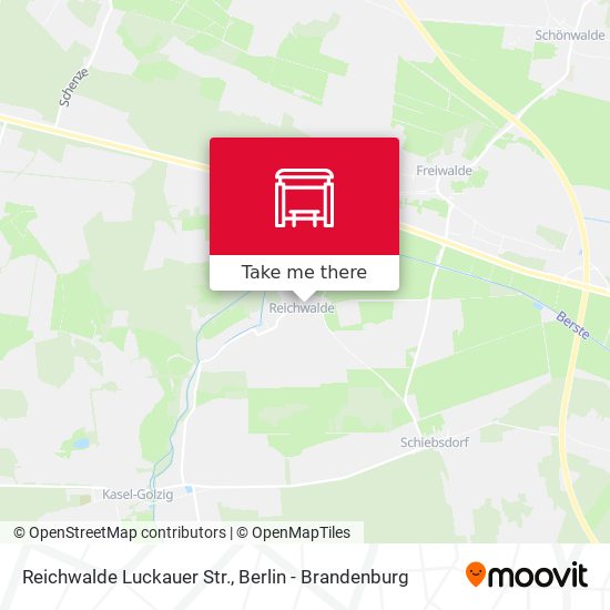 Карта Reichwalde Luckauer Str.