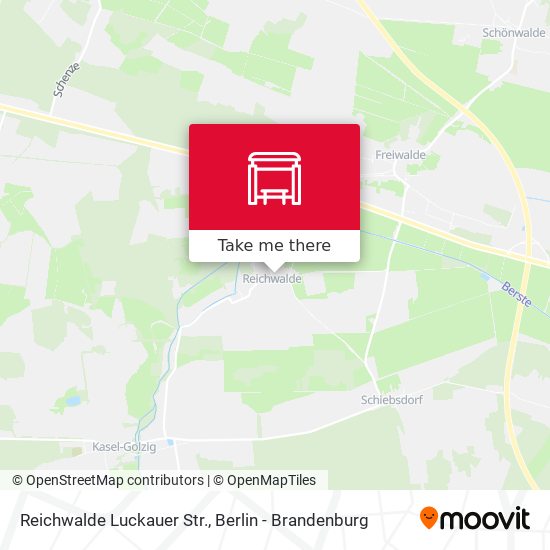 Карта Reichwalde Luckauer Str.