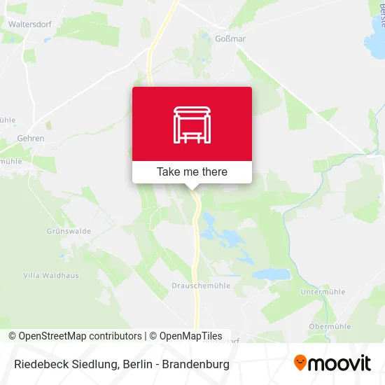 Riedebeck Siedlung map