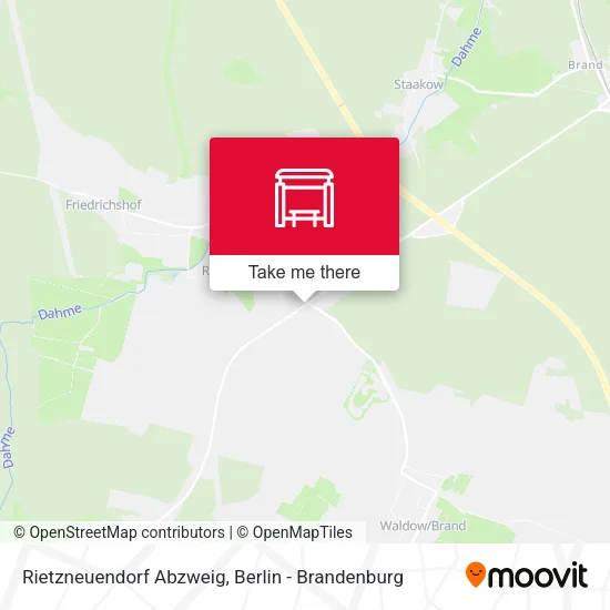 Карта Rietzneuendorf Abzweig