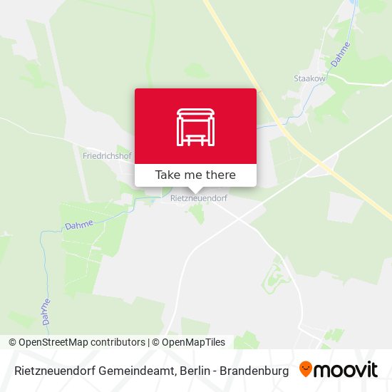 Rietzneuendorf Gemeindeamt map