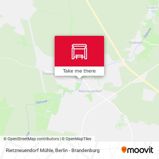 Rietzneuendorf Mühle map