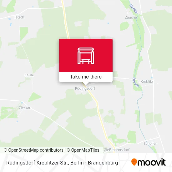 Rüdingsdorf Kreblitzer Str. map