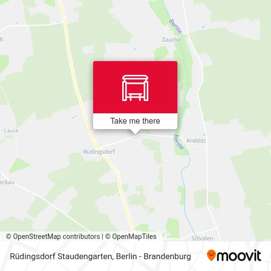 Rüdingsdorf Staudengarten map
