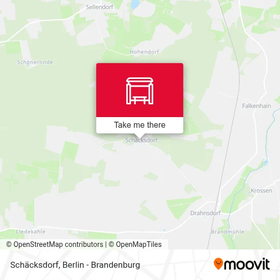 Schäcksdorf map