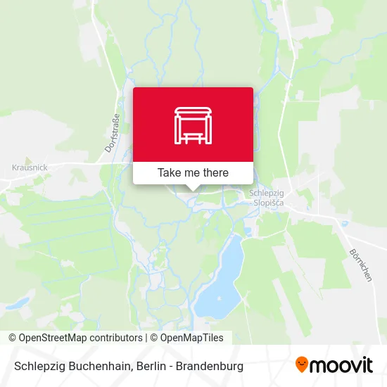Schlepzig Buchenhain map