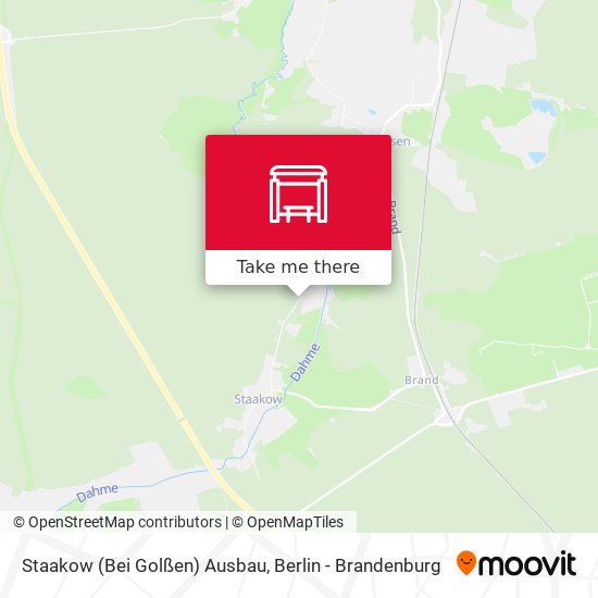 Staakow (Bei Golßen) Ausbau map