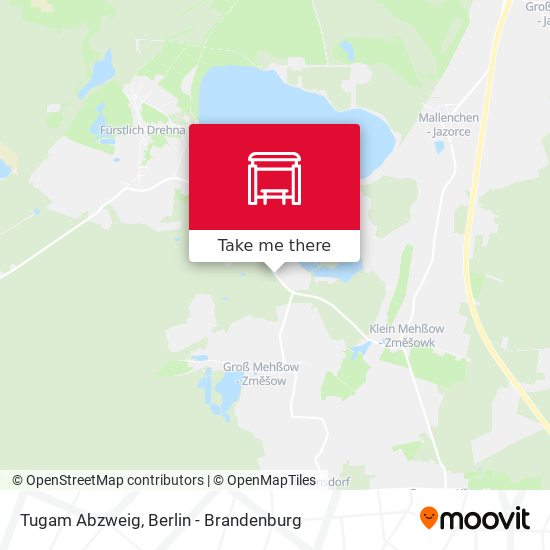 Tugam Abzweig map