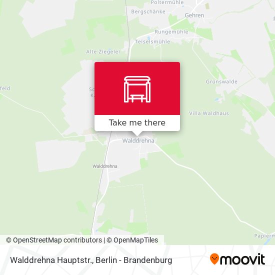 Walddrehna Hauptstr. map