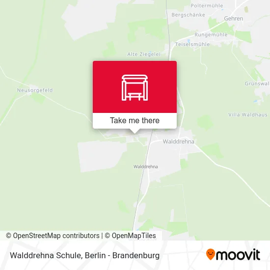 Walddrehna Schule map