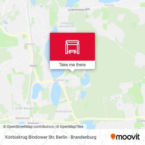 Körbiskrug Bindower Str map