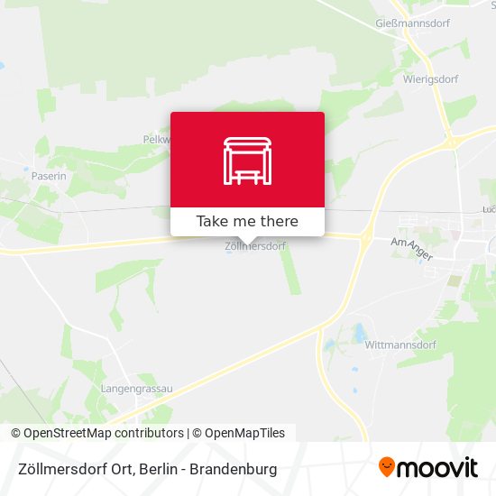 Zöllmersdorf Ort map