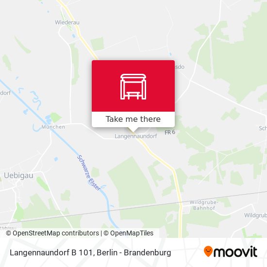 Langennaundorf B 101 map