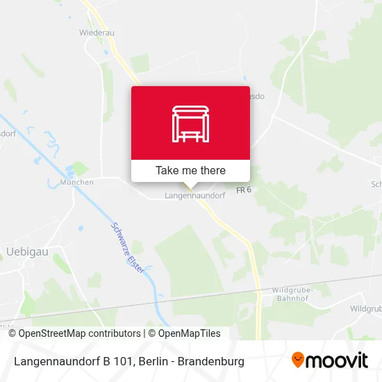 Langennaundorf B 101 map