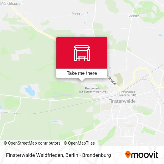 Карта Finsterwalde Waldfrieden