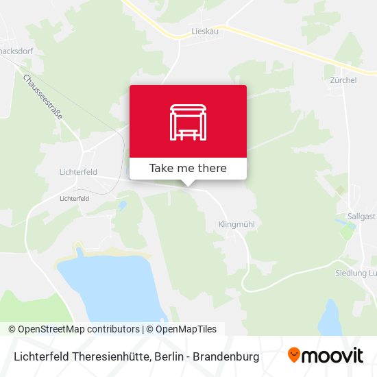 Lichterfeld Theresienhütte map
