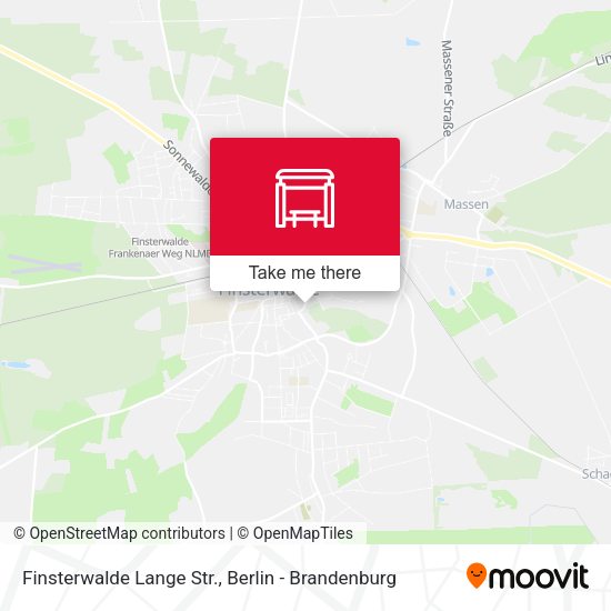 Карта Finsterwalde Lange Str.