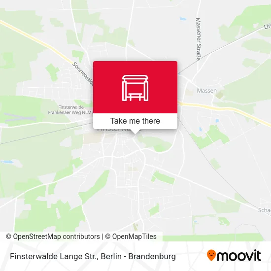 Карта Finsterwalde Lange Str.